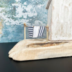 Rustic Wooden Harbour Cottages Ornament