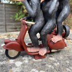 Three Wise Monkeys On Scooter Ornament