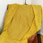 Soft Plaid Mustard Yellow Throw 127cm x 152cm