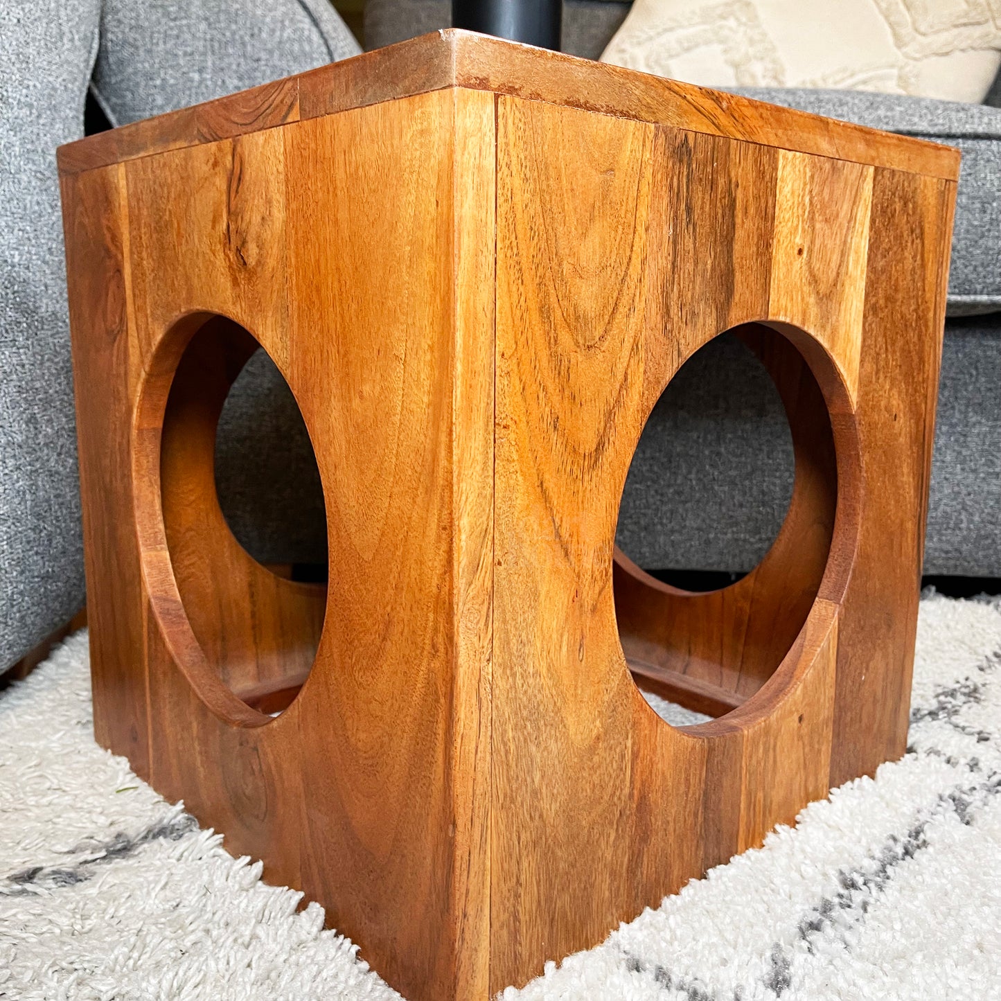 Indian Mango Wood Porthole Table