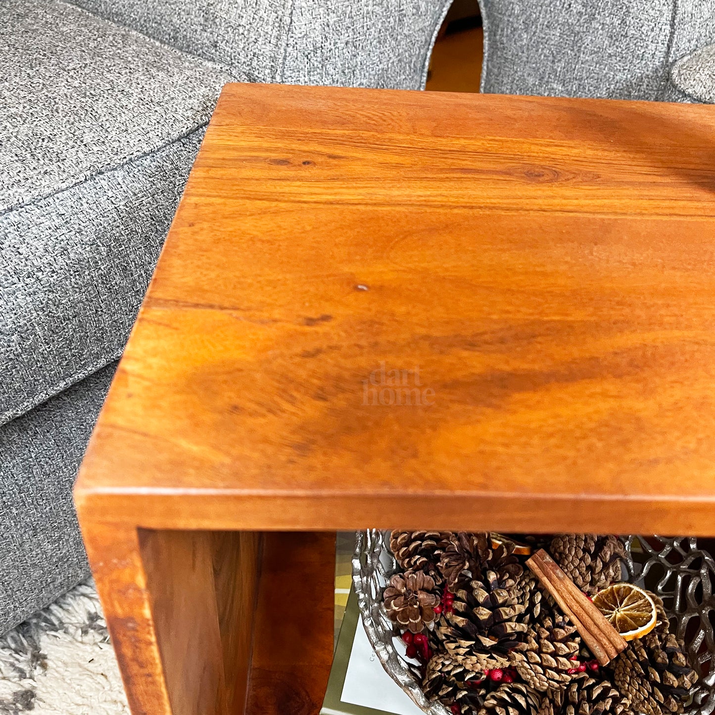 Indian Mango Wood End Table