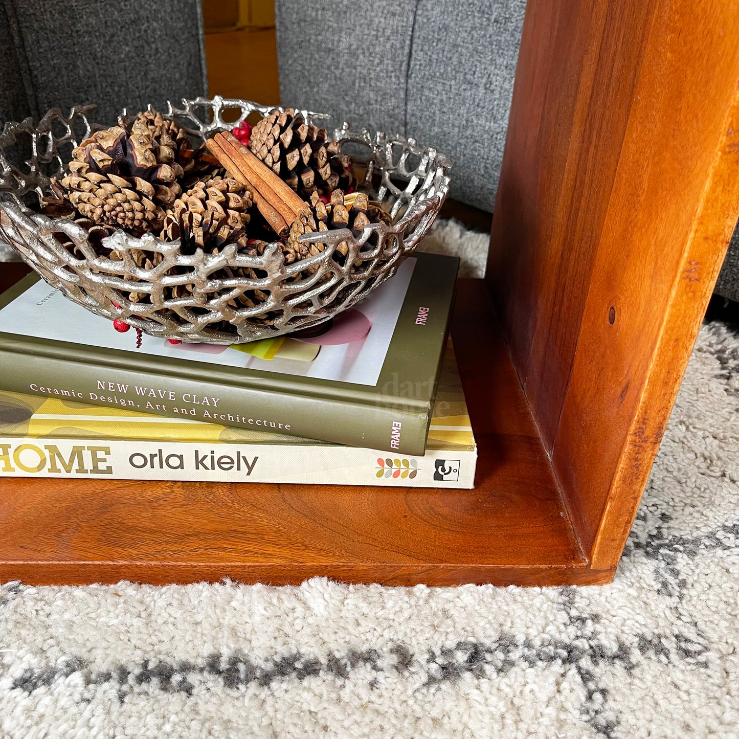 Indian Mango Wood End Table