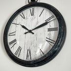 Rustic Pocket Watch Wall Clock