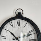 Rustic Pocket Watch Wall Clock