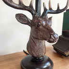 Stags Head Table Lamp