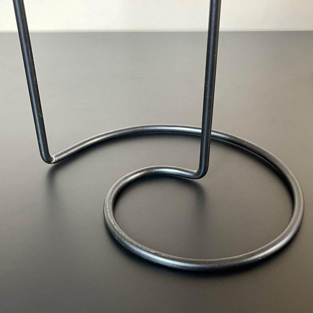 Black Spiral Double Candlestick Holder
