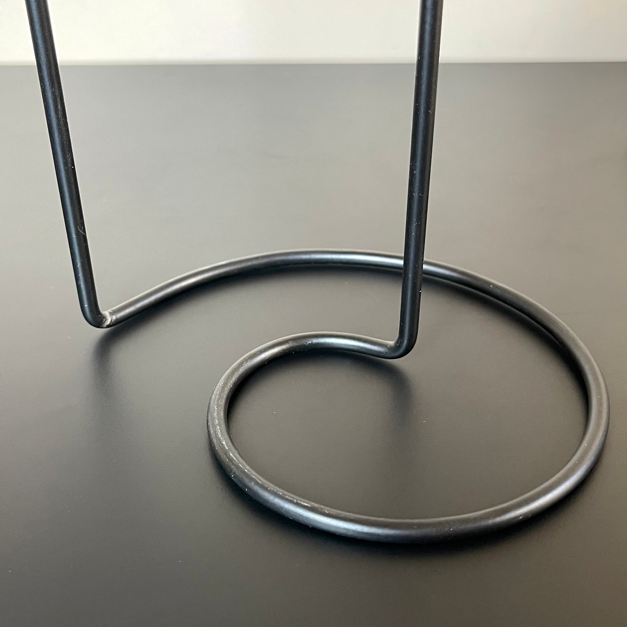 Black Spiral Double Candlestick Holder