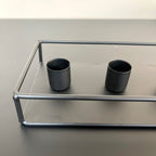 Schwarzer Multi-Kerzenhalter