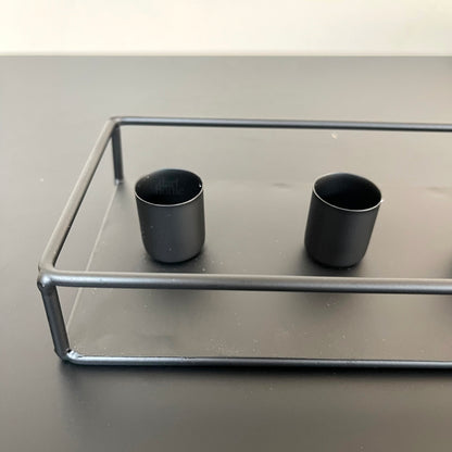 Black Multi Candlestick Holder