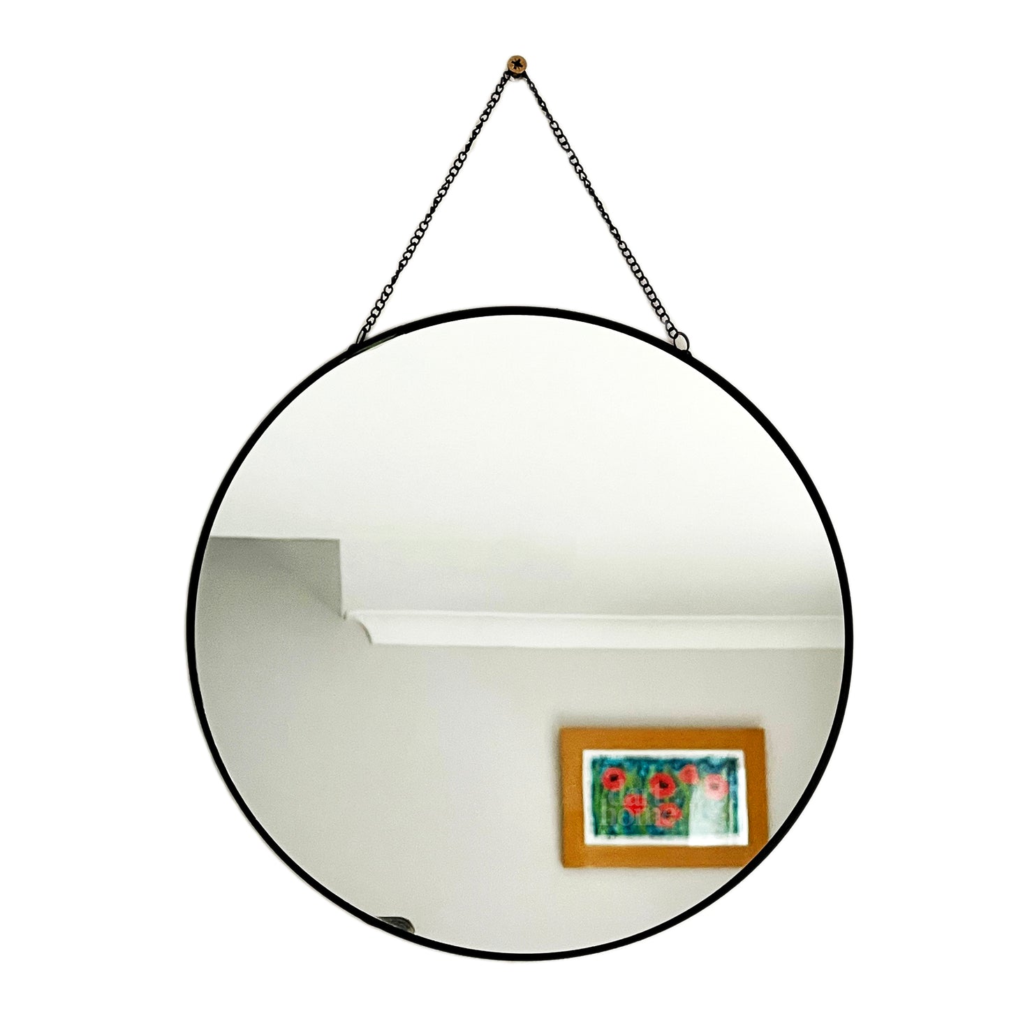 Black Chain Hanging Mirror