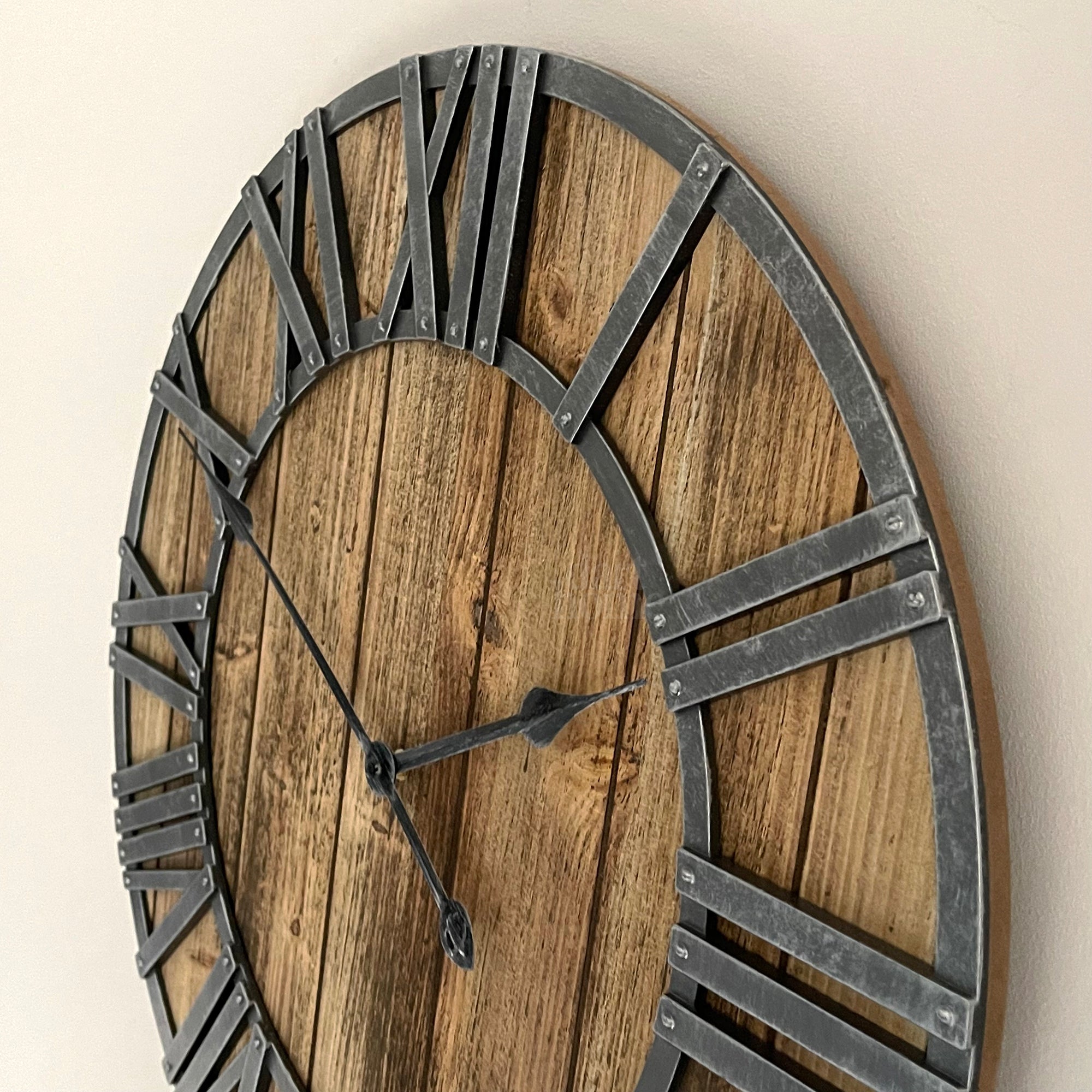 Industrial Wilston 60cm Wall Clock