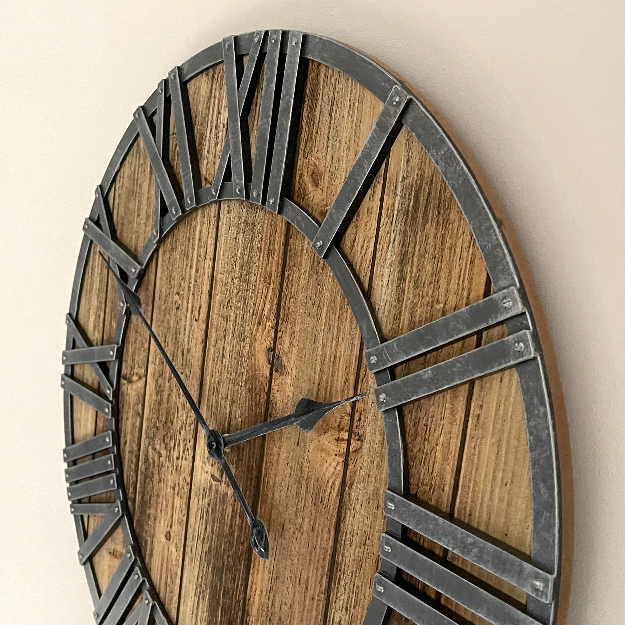 Industrial Wilston 60cm Wall Clock