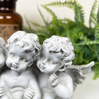 White Cherub Triplets Ornament
