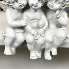 White Cherub Triplets Ornament