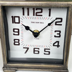 Antique Brass Square Carriage Clock