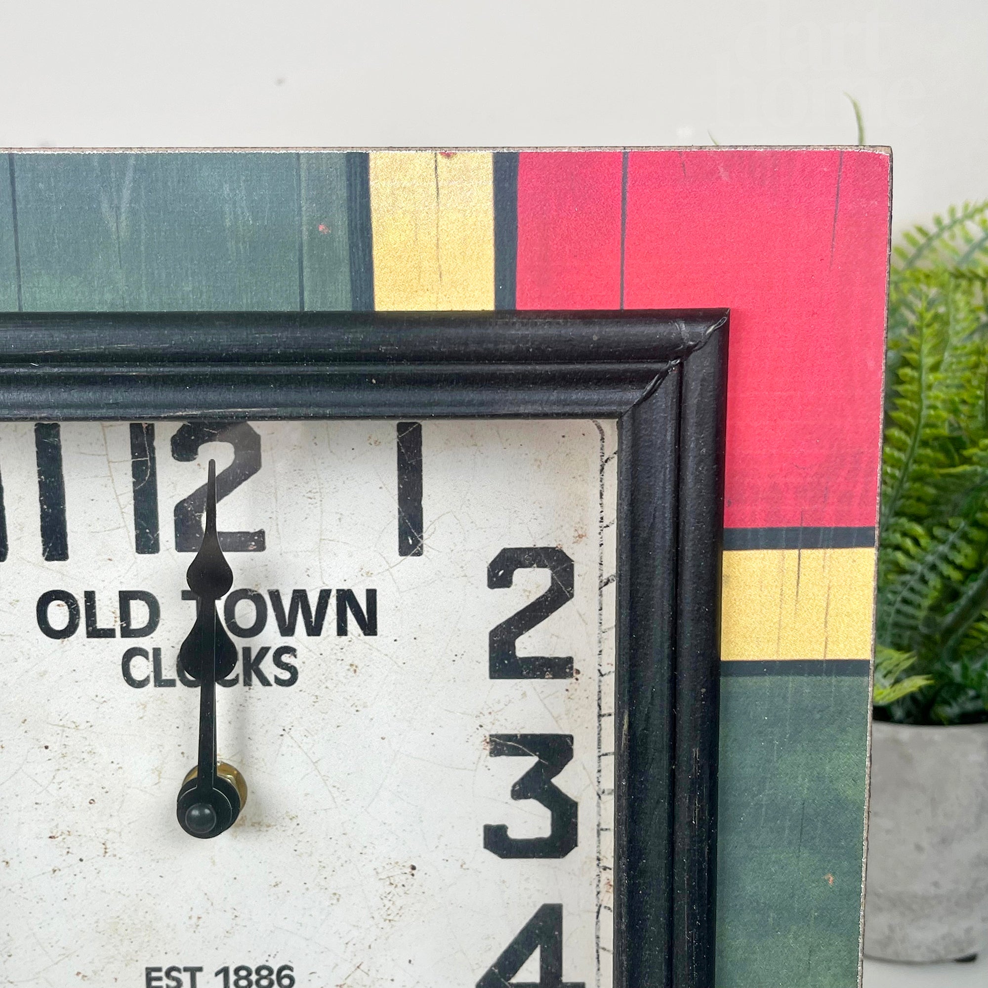Square Retro Mantle Clock