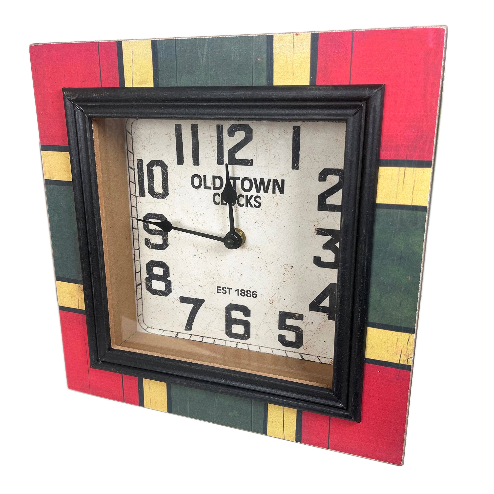 Square Retro Mantle Clock