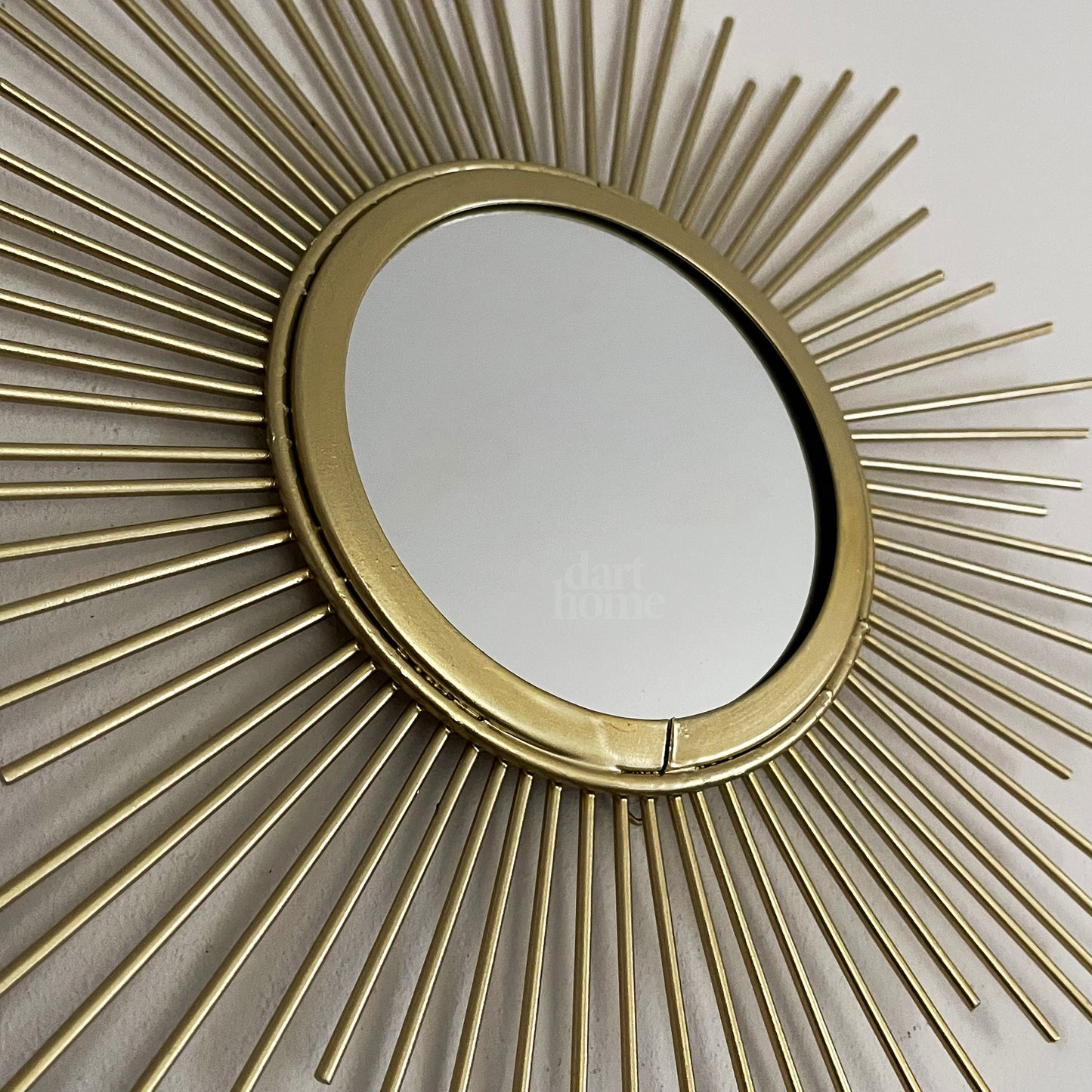 Small Gold Sunburst Mirror