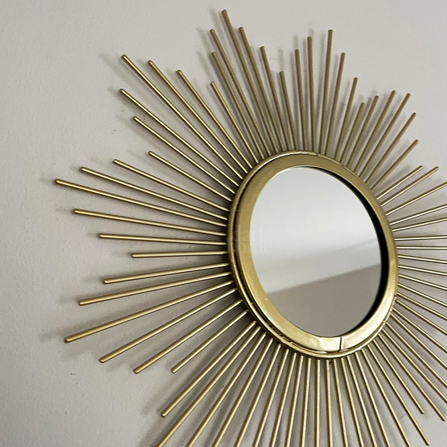 Small Gold Sunburst Mirror