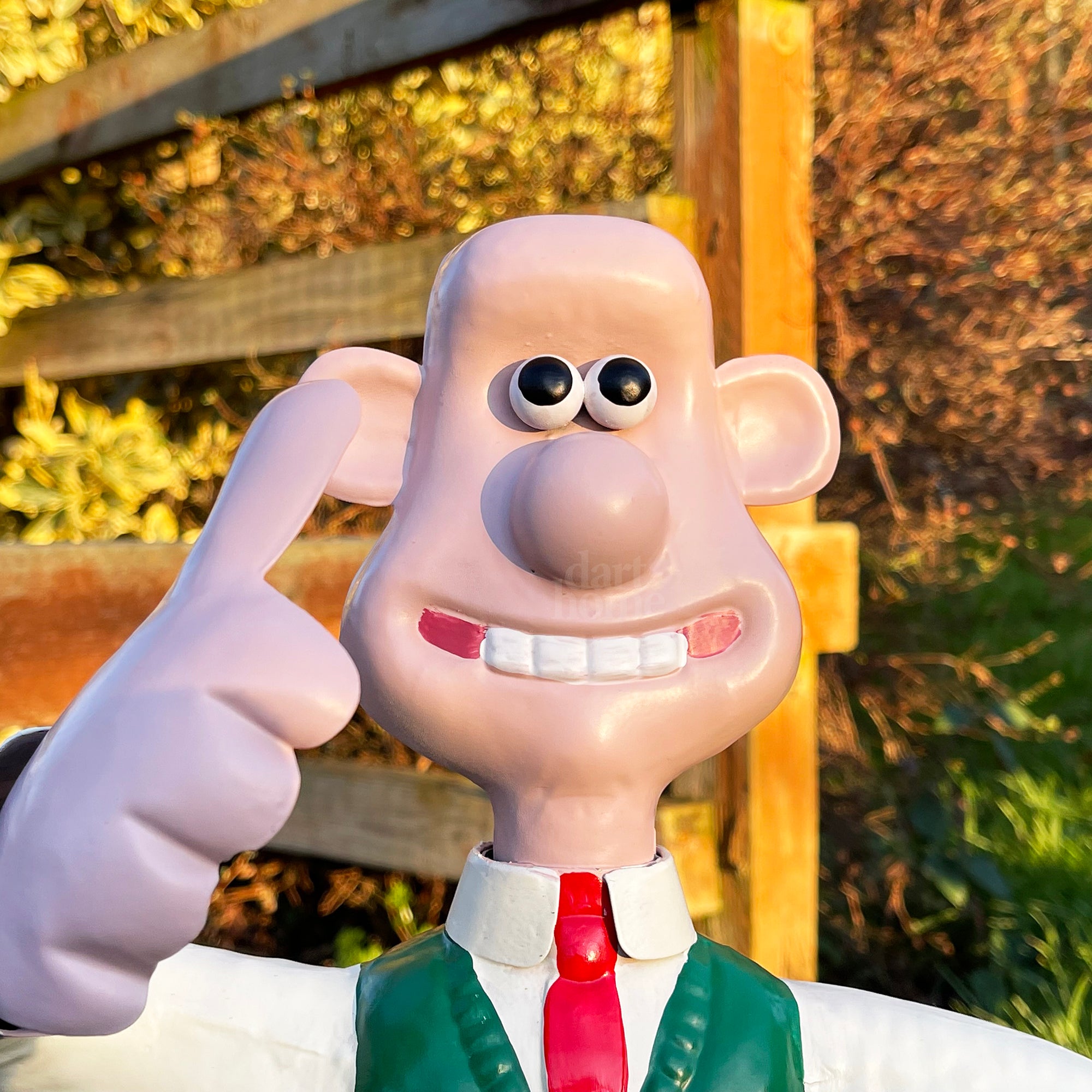 Metal Wallace And Gromit Garden Statues
