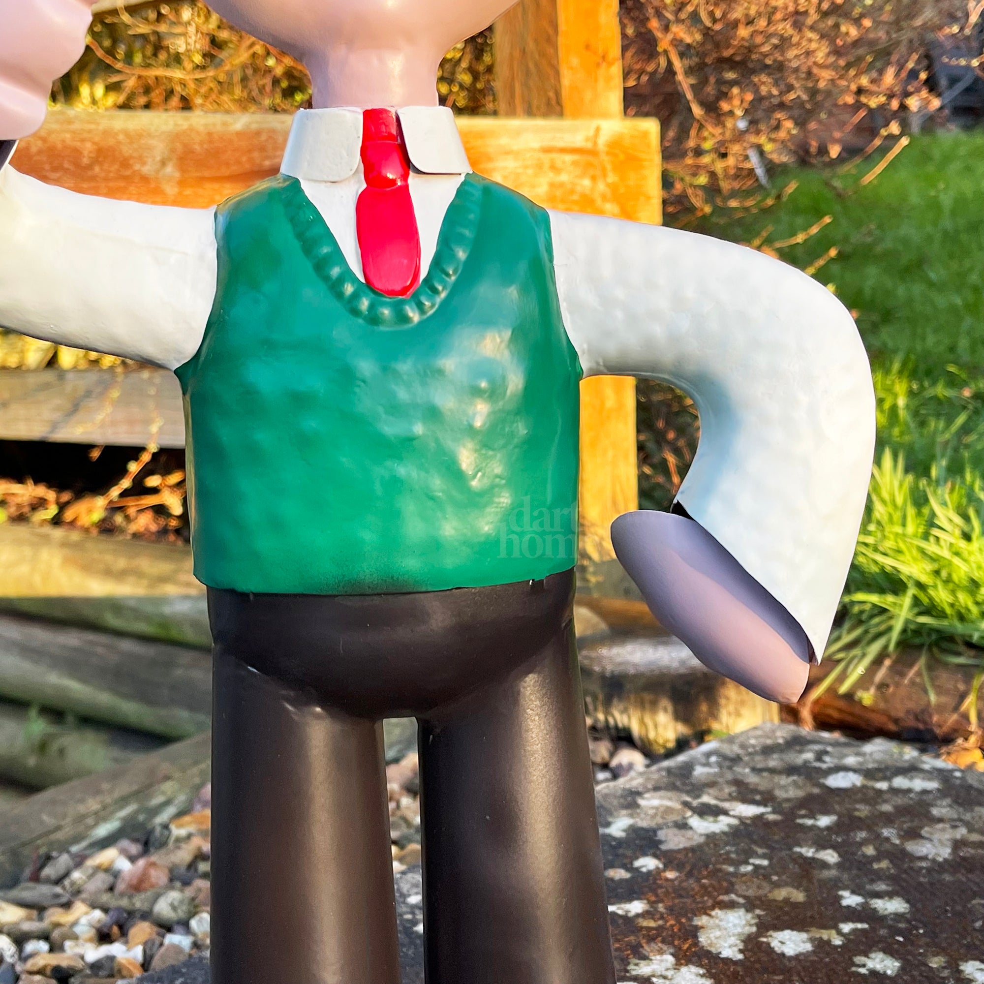 Metal Wallace And Gromit Garden Statues