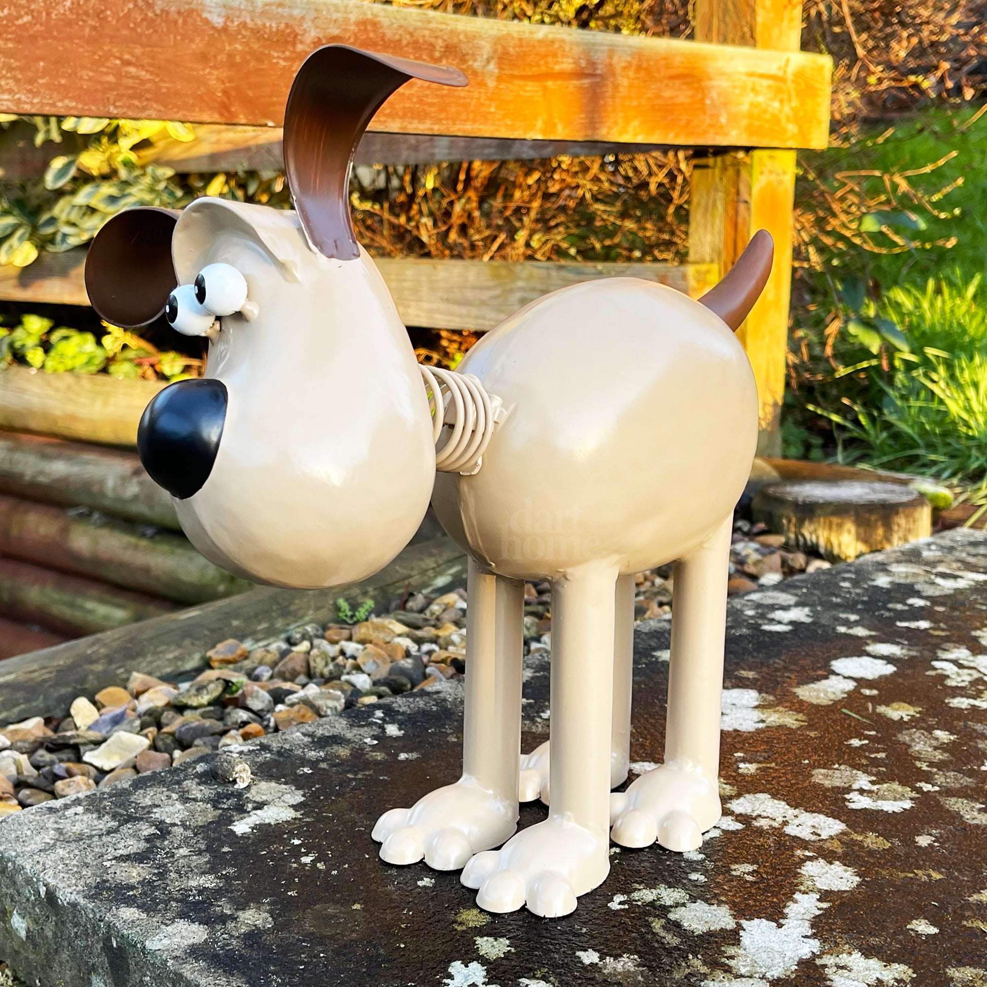 Metal Wallace And Gromit Garden Statues