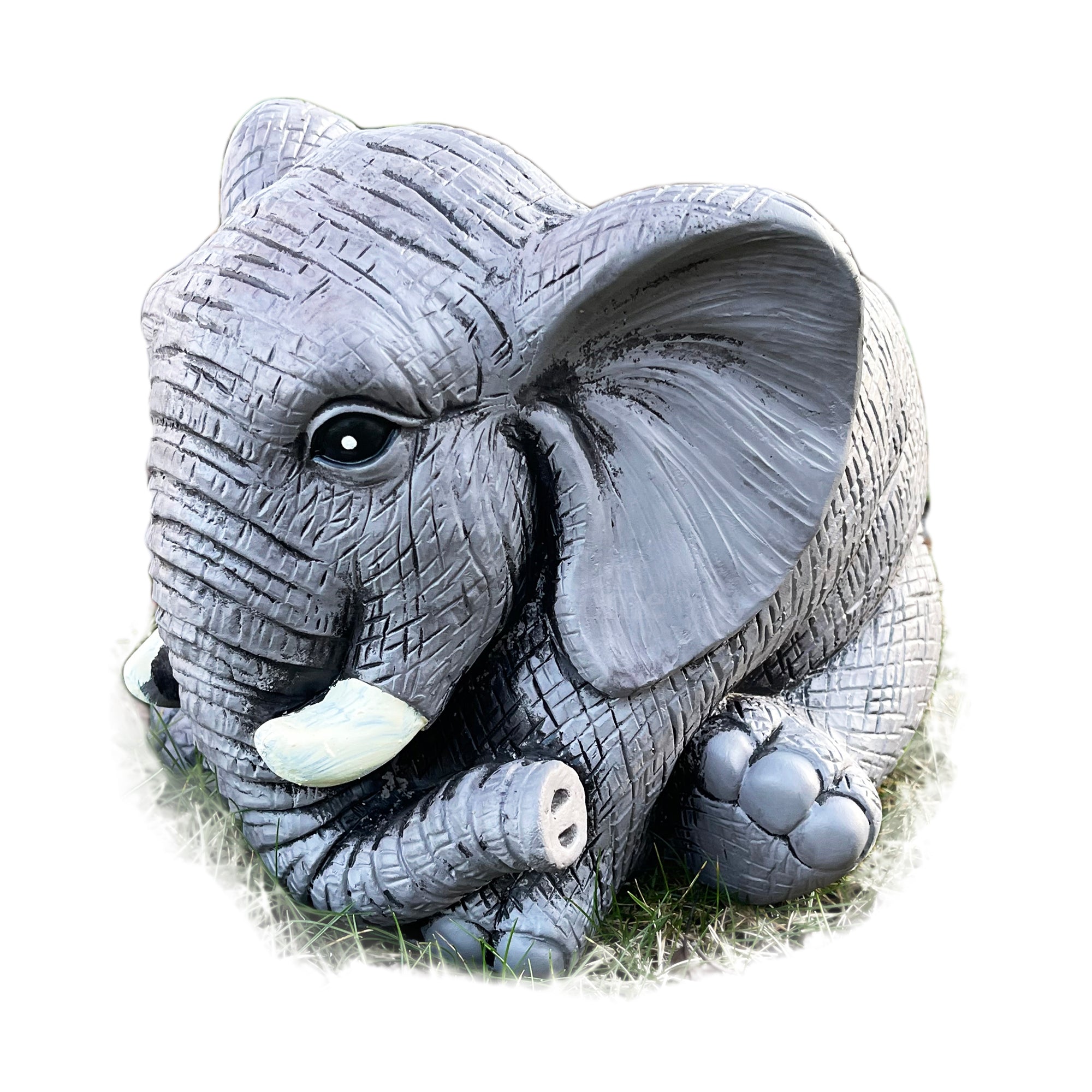 Cement Elephant Planter
