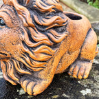 Cement Lion Planter