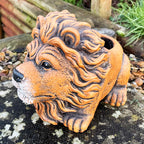 Cement Lion Planter