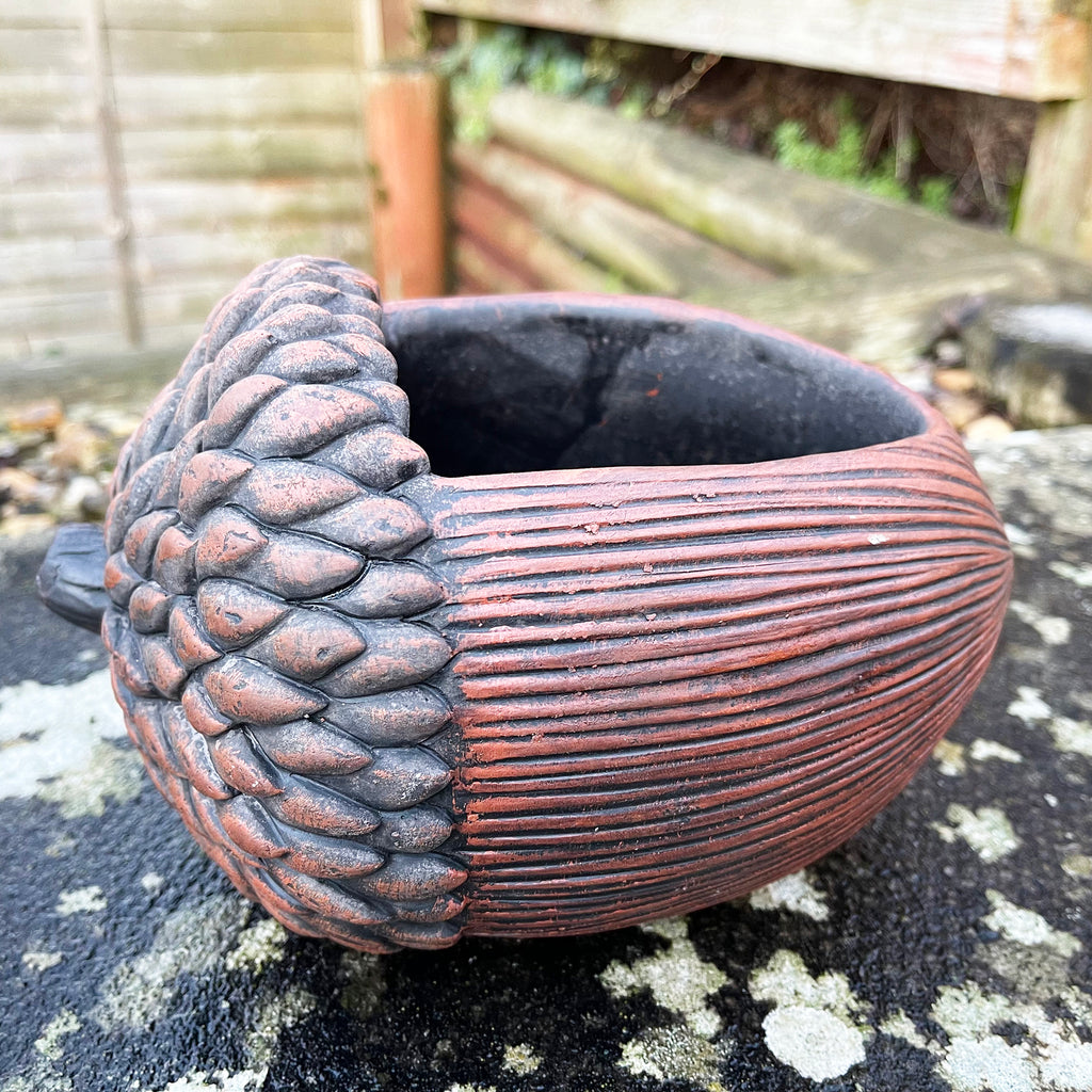 Cement Acorn Planter