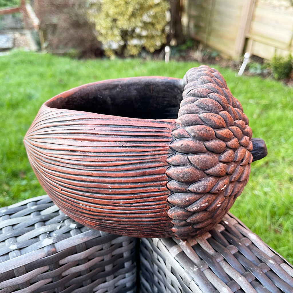 Cement Acorn Planter