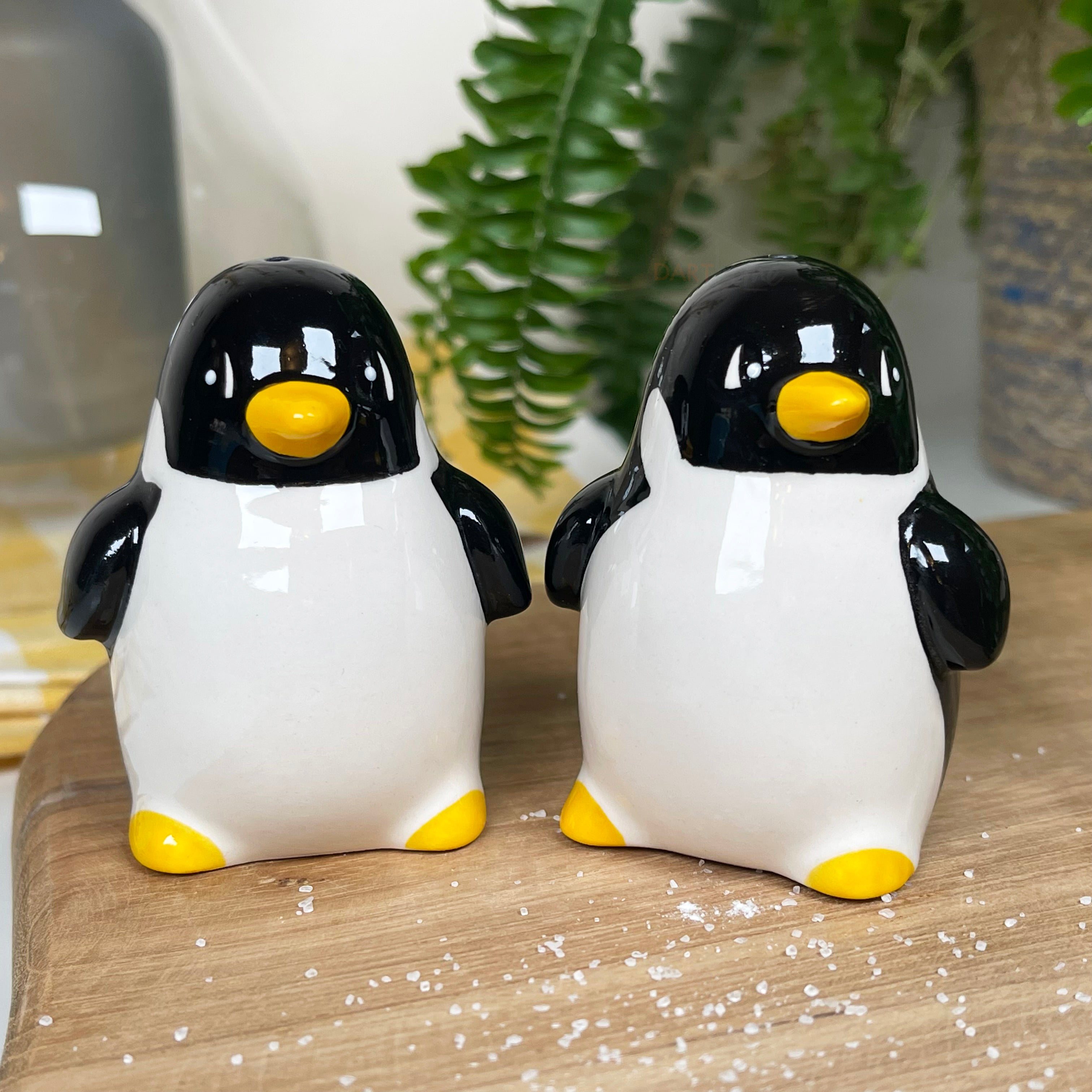 Chubby Penguin Salt And Pepper Shakers