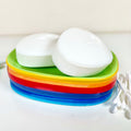 Rainbow Ceramic Bathroom Soap Dish