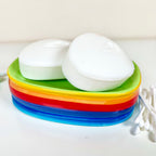 Rainbow Ceramic Bathroom Soap Dish
