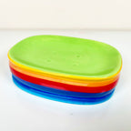 Rainbow Ceramic Bathroom Soap Dish