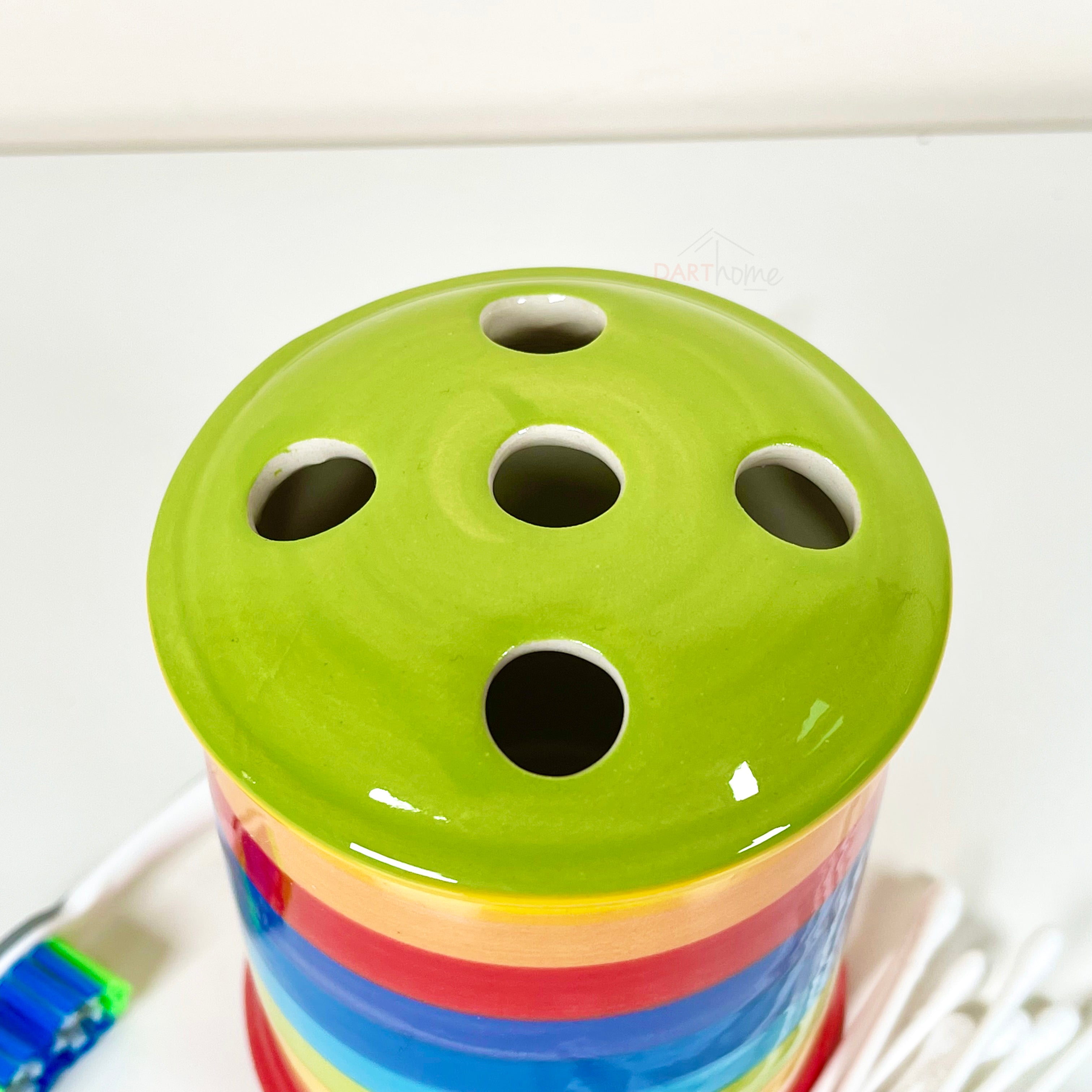 Regenbogen-Badezimmer-Zahnbürstenhalter
