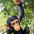 Black Hanging Monkey Ornament