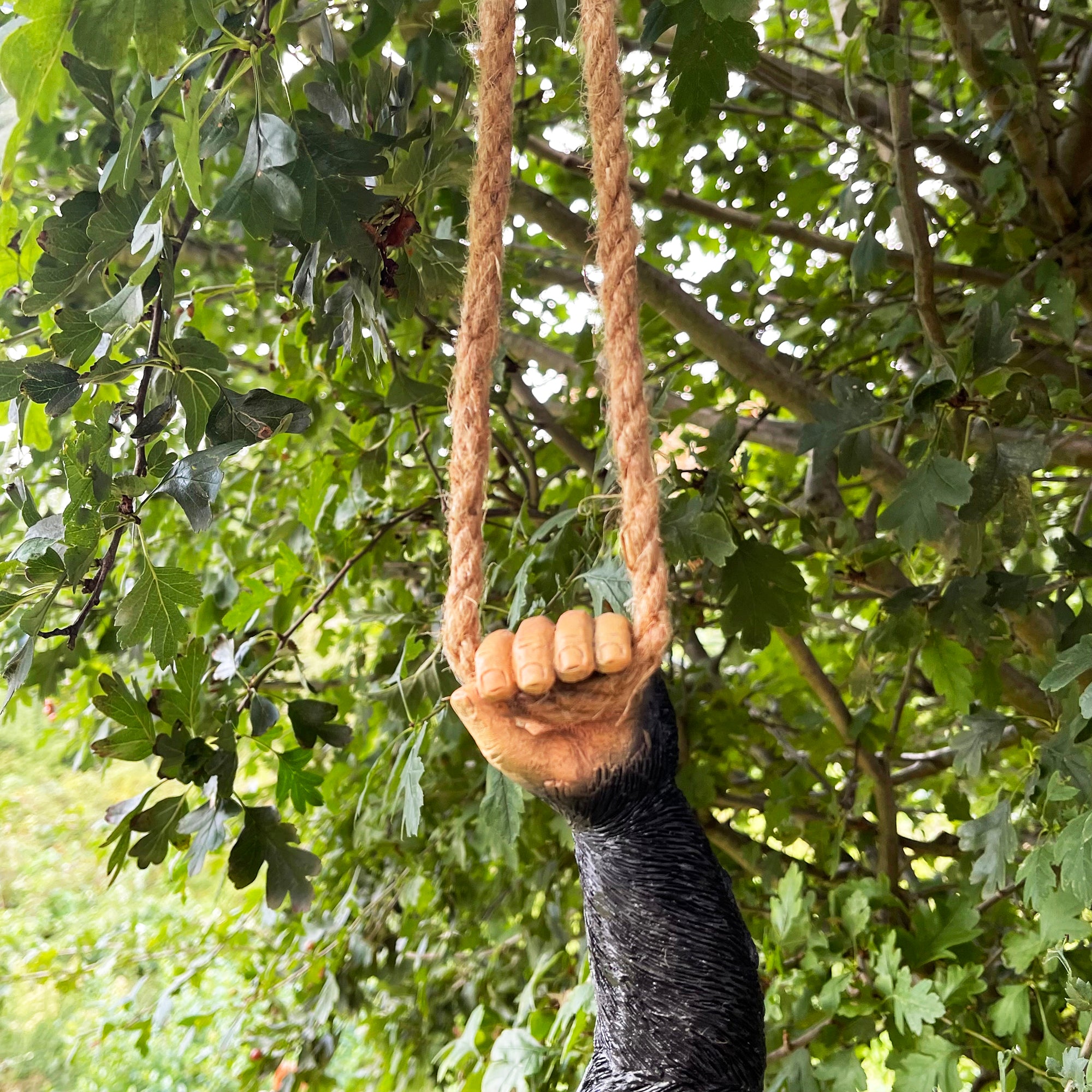 Black Hanging Monkey Ornament