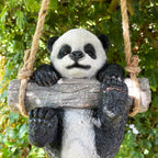 Swinging Panda Garden Ornament 22cm