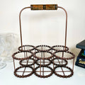 Recycled Bike Chain Wine Bottle Carrier