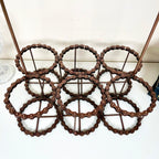 Recycled Bike Chain Wine Bottle Carrier