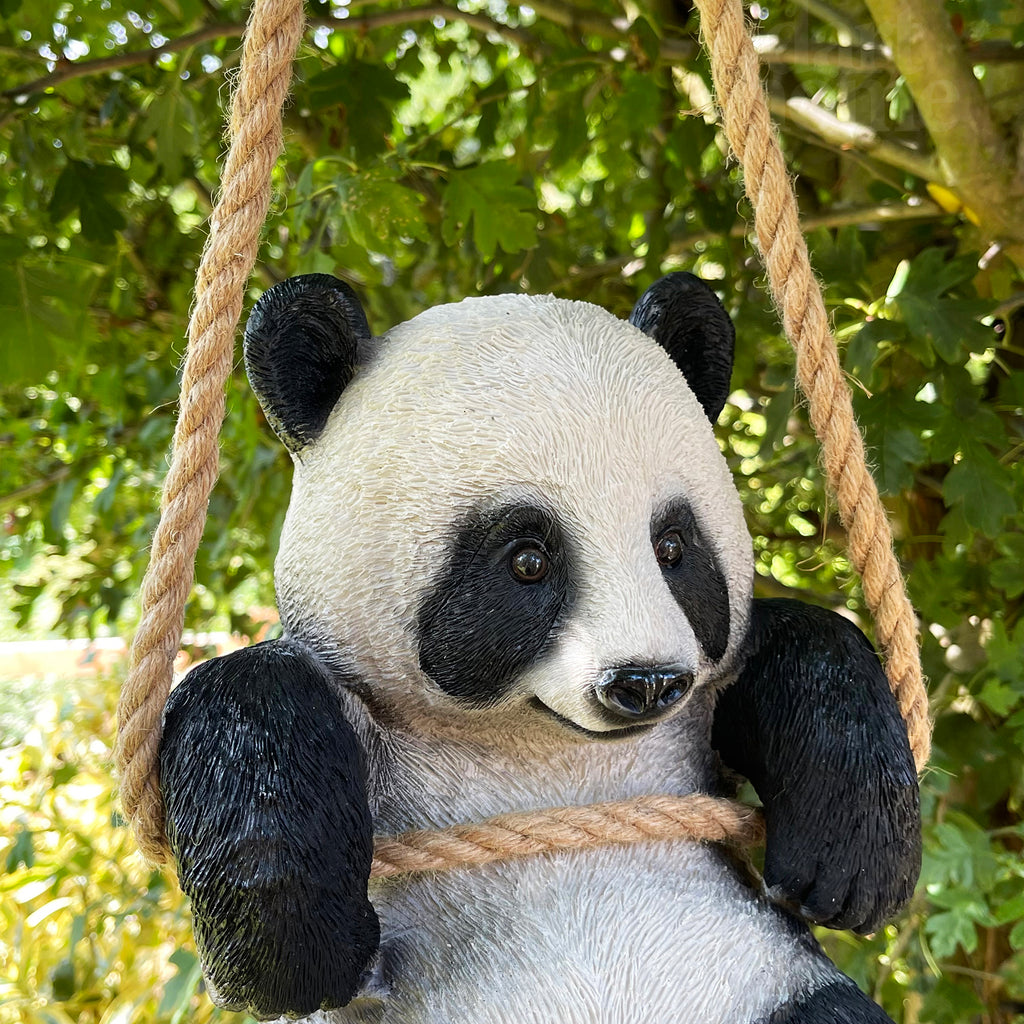 Hanging Panda Garden Ornament 30cm