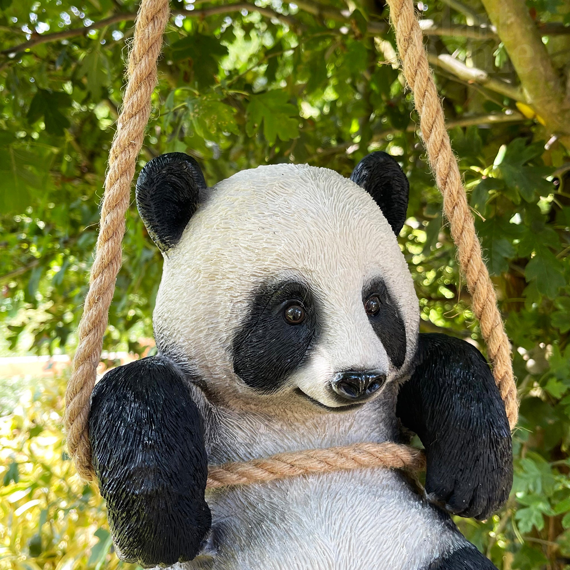 Hanging Panda Garden Ornament 30cm