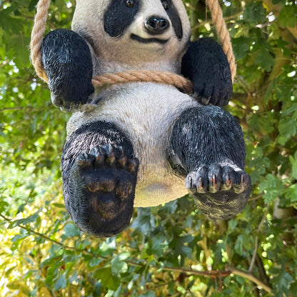 Hanging Panda Garden Ornament 30cm