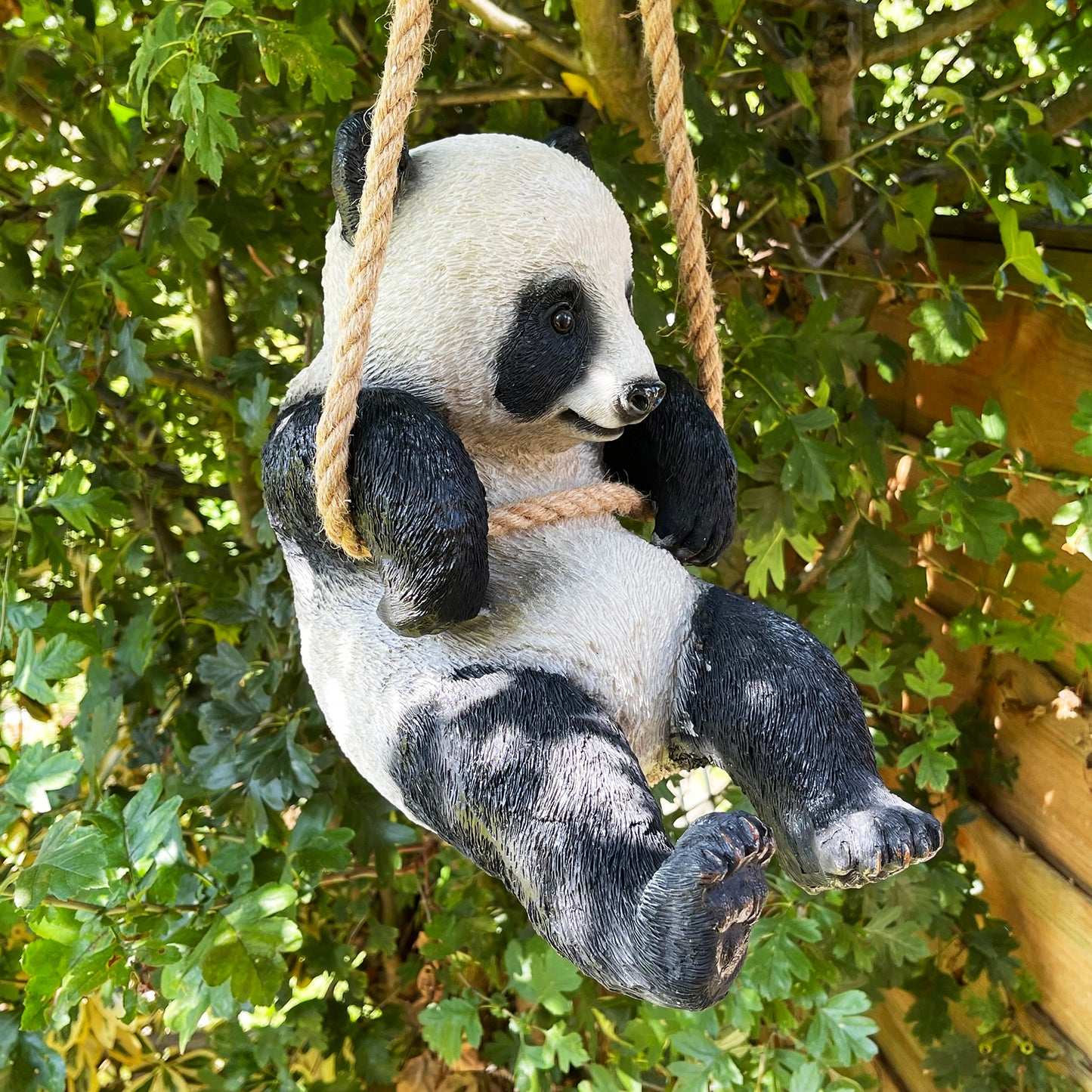 Hanging Panda Garden Ornament 30cm