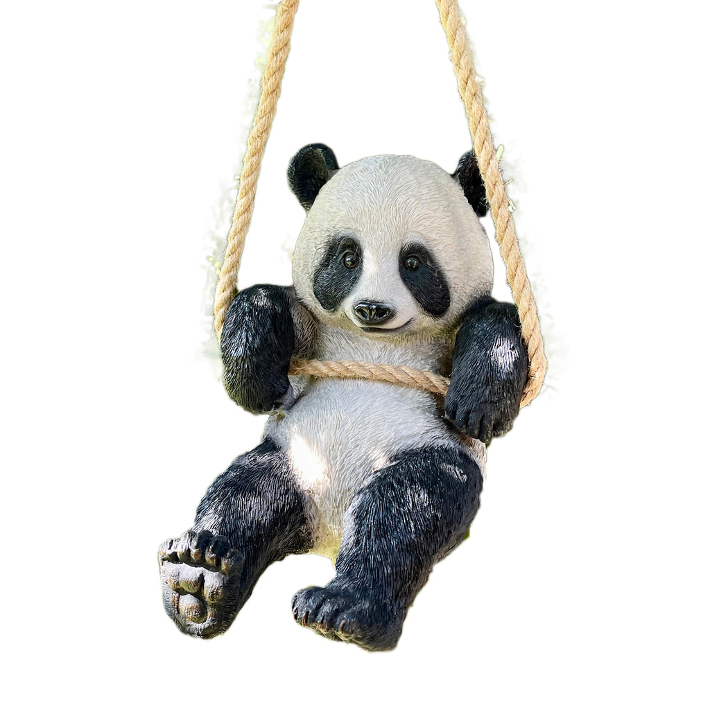 Hanging Panda Garden Ornament 30cm