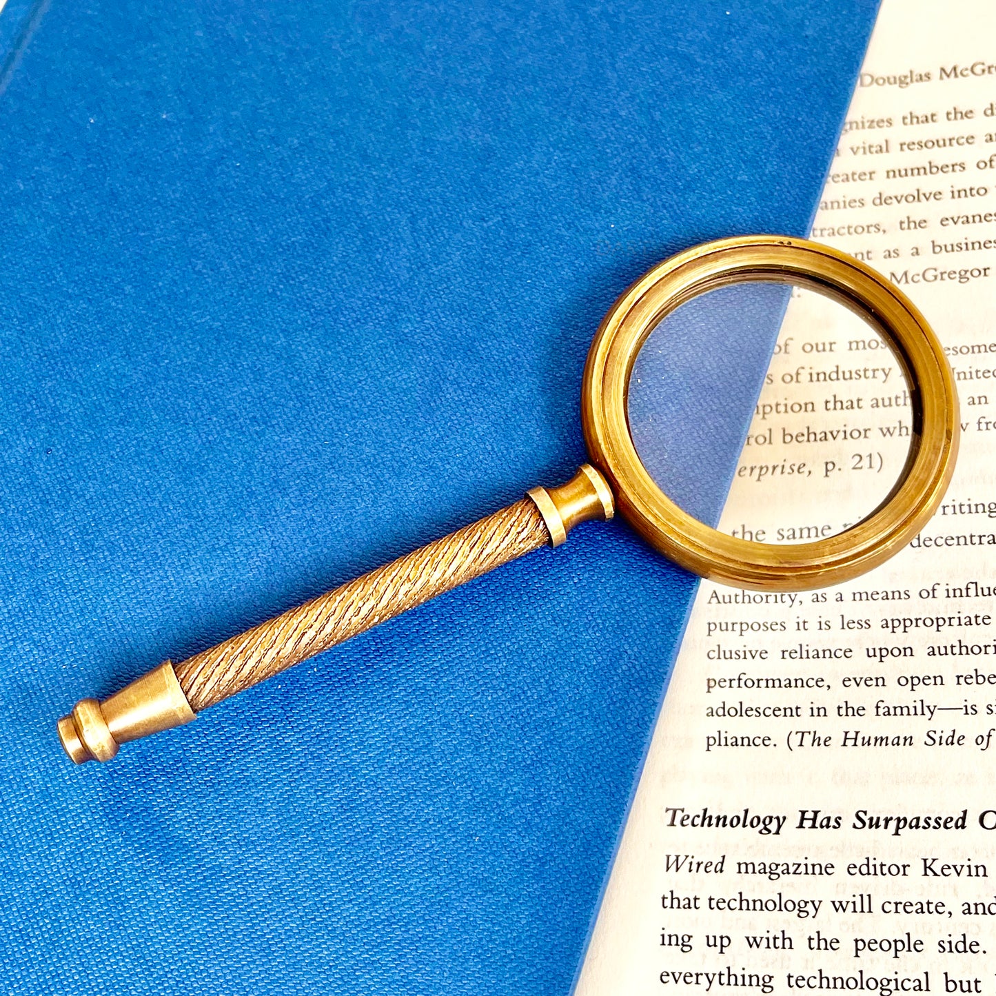 Brass Henry Hughes Vintage Hand Held Magnifying Glass