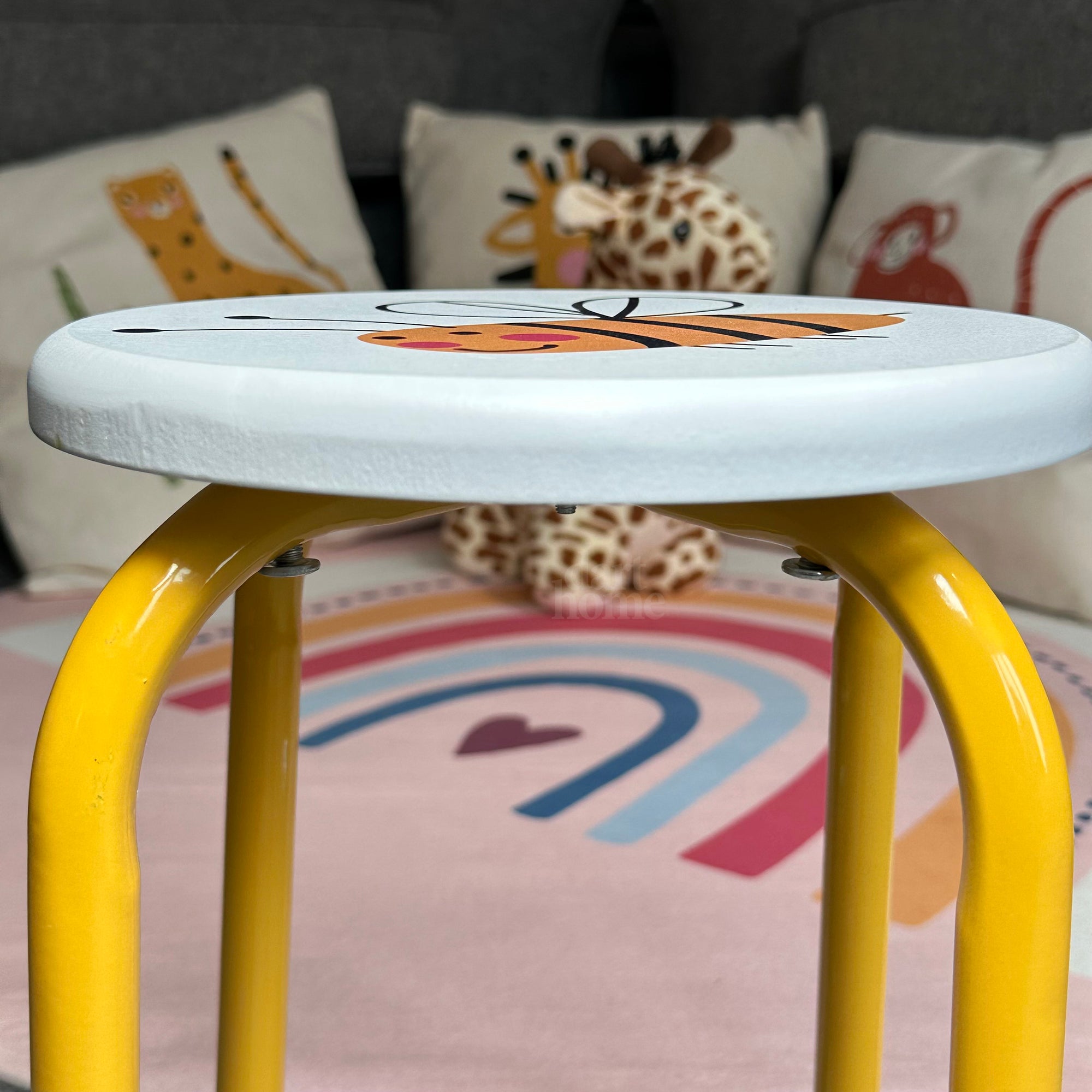 Yellow Bumble Bee Childrens Stool