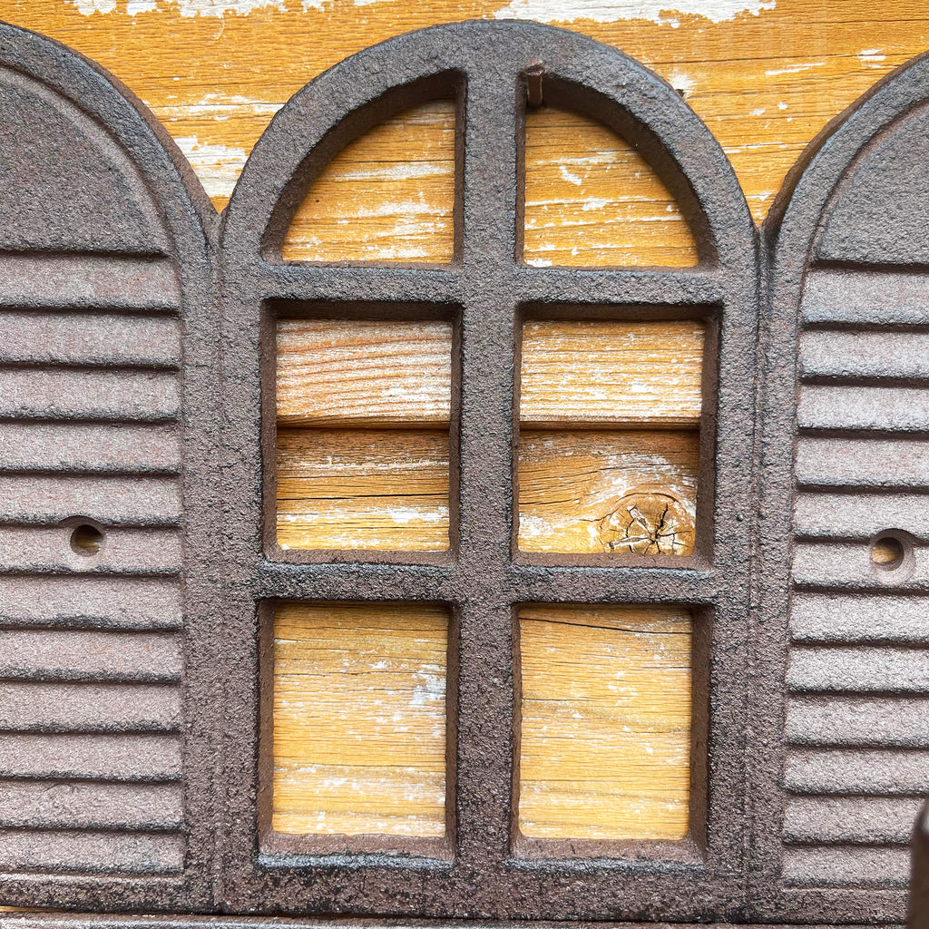 Cast Iron Shutter Window Bird Feeder