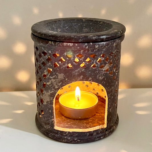 Moroccan Soapstone Incense Oil Burner